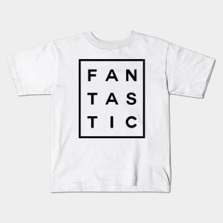 Fantastic Boxed (Black) Kids T-Shirt